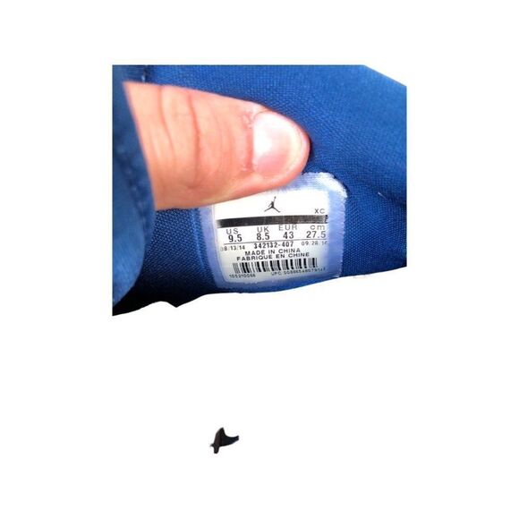 RARE 2014 Nike Air Jordan 1 Retro High French Blue Size 9.5 - Picture 7 of 16